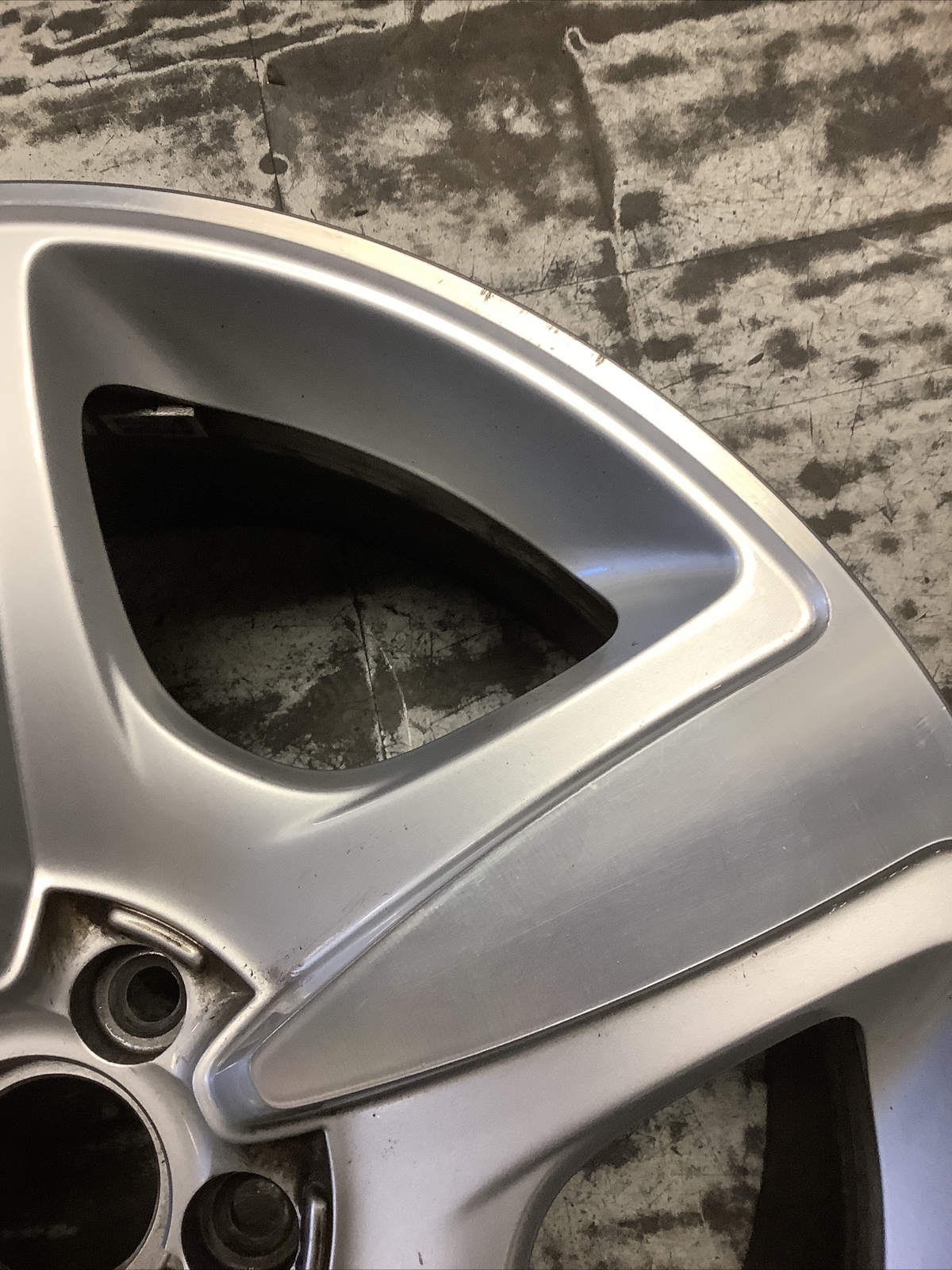 Bentley Continental 2004-08 98175 aluminum OEM wheel rim 19 x 9 CNC SILVER USED