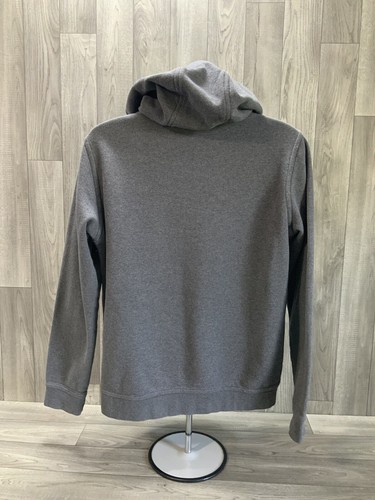 Nike Gray Hoodie Small Swoosh Blue Tag Adult Size Large - Picture 4 of 11