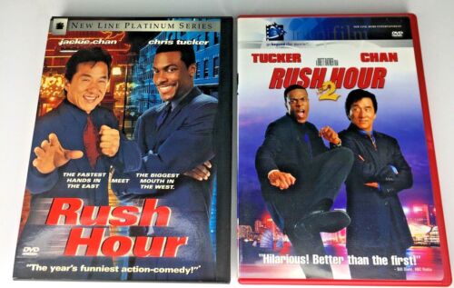 Rush Hour 1 and 2 DVD Collection Jackie Chan Chris Tucker EUC Comedy Movies  | eBay