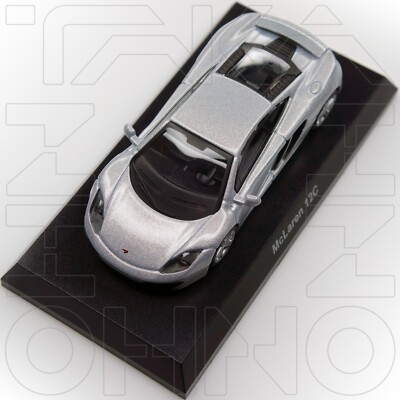 MCLAREN MP4 12C 2011 KYOSHO MINICAR LOTTERY 1 1:64 SILVER pre 650s