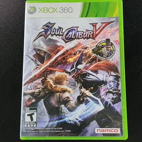 Soul Calibur V Xbox 360, No Manual, 30+ Fighters, Multiplayer Modes
