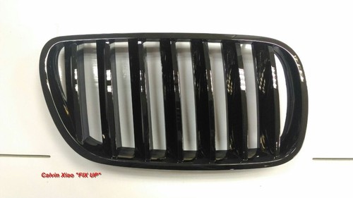MIT CHROMED PIANO RED FRONT KIDNEY GRILLE BMW X SERIES X3/E83 2007-2009 - Picture 4 of 4