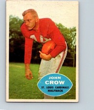 1960 TOPPS FOOTBALL #105 JOHN DAVID CROW                 MID GRADE MD