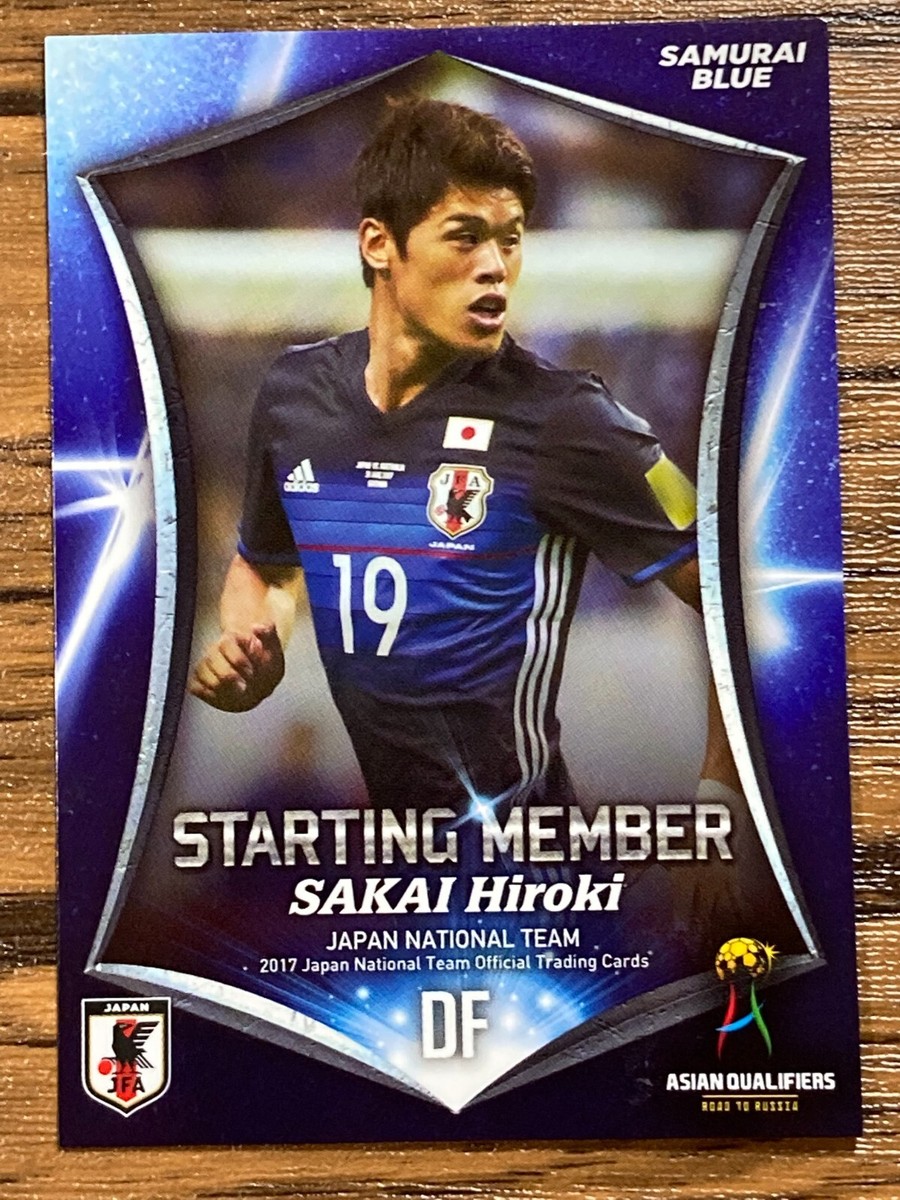 Samurai Blue Team Japan Soccer Card No.32 Hiroki Sakai JFA