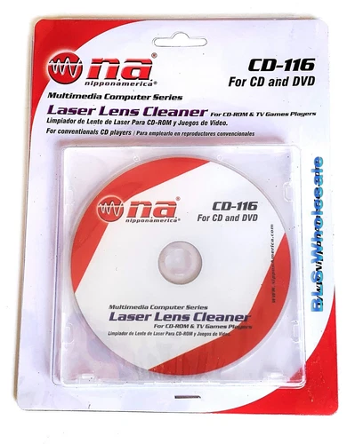 Heavy-Duty Microfiber LASER LENS CLEANER Disc for CD DVD Blu-Ray Game Consoles