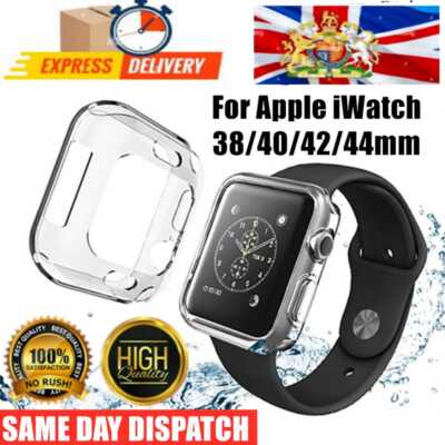 Für Apple Watch Series 6/7/8/SE Hülle iWatch TPU Displayschutz 38/42/40/44/49
