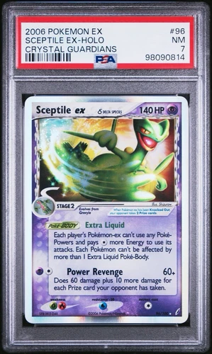 Sceptile ex Delta 96/100 Crystal Guardians Holo Pokemon Card PSA 7 NEAR MINT NM