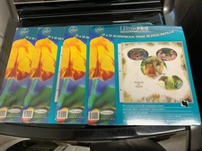 4 UltraPro Hologram Photo Series 12x12" Scrapbook Page Refills 40 total Sleeves