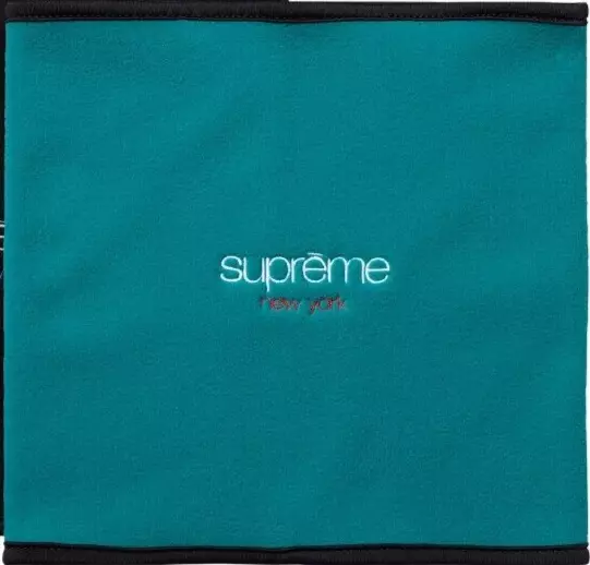 Authentique guêtre chaude de cou polaire SUPREME NEW YORK Polar tec FW16 DS