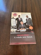 1985-86 Micheal Jordan Chicago Bulls Media Guide Yearbook