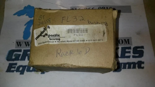 PACIFIC BEARING FL32, Standard Linear Bearing, Bore 2 In