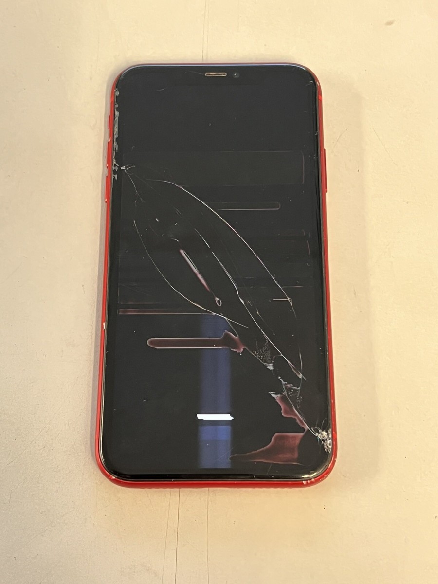 【画面割れ】Apple iPhone 11 (PRODUCT RED) 本体 Apple iPhone 11 (PRODUCT RED) 本体 画面割れあり