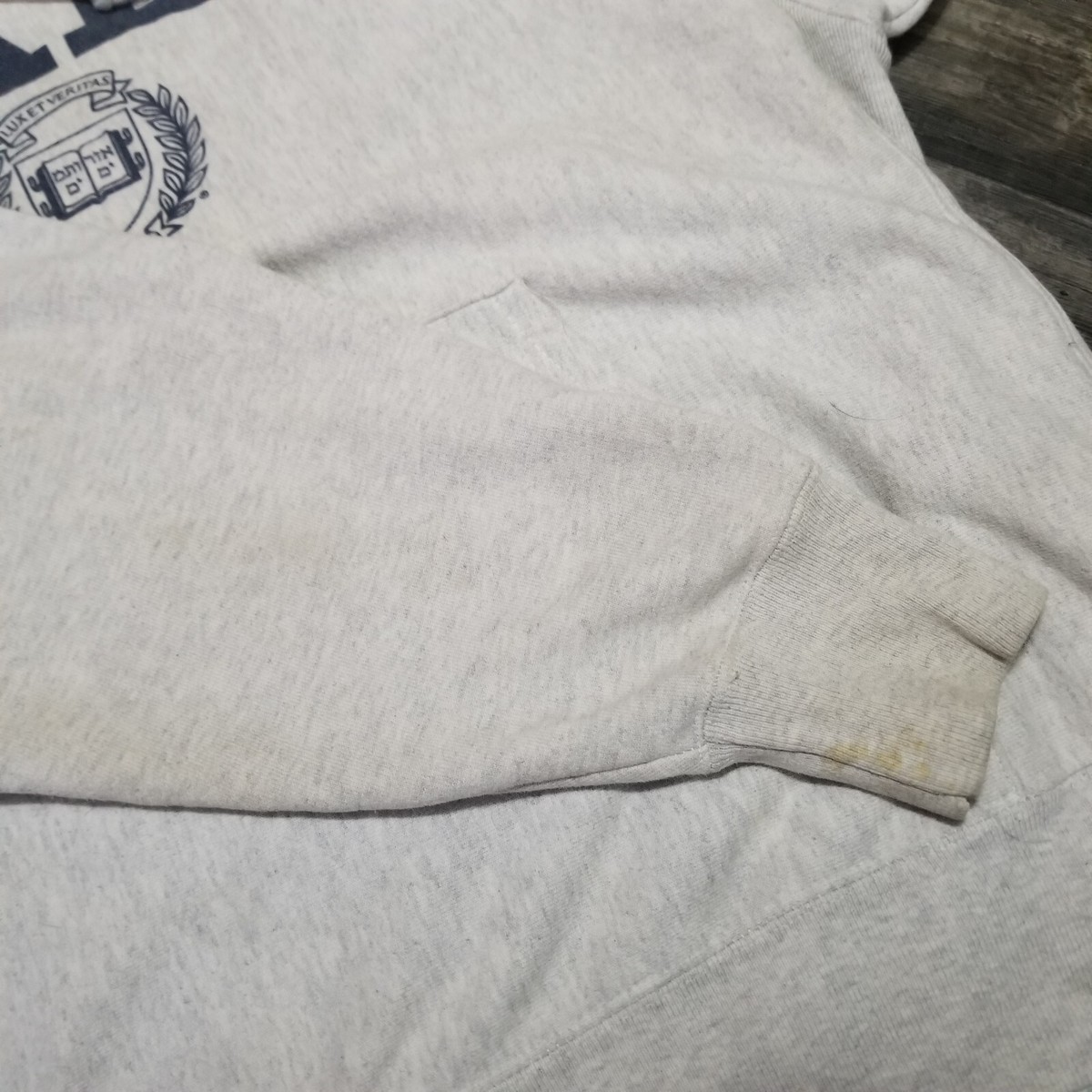 Vintage 90's Champion Reverse Weave Yale University Hoodie