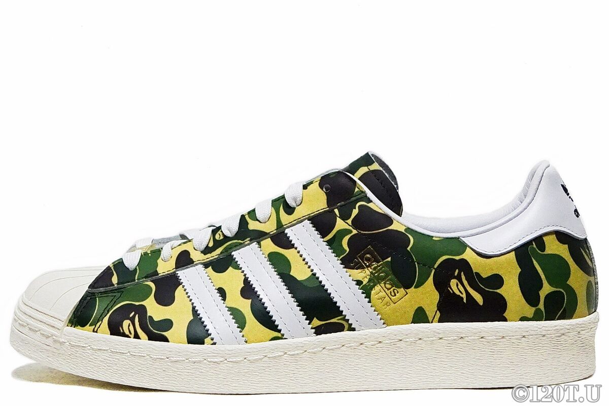 Bape x Adidas Superstar 80s Bape ABC Camo Green GZ8981 Size Bape x Adidas Superstar 80s Bape ABC Camo Green GZ8981 Size