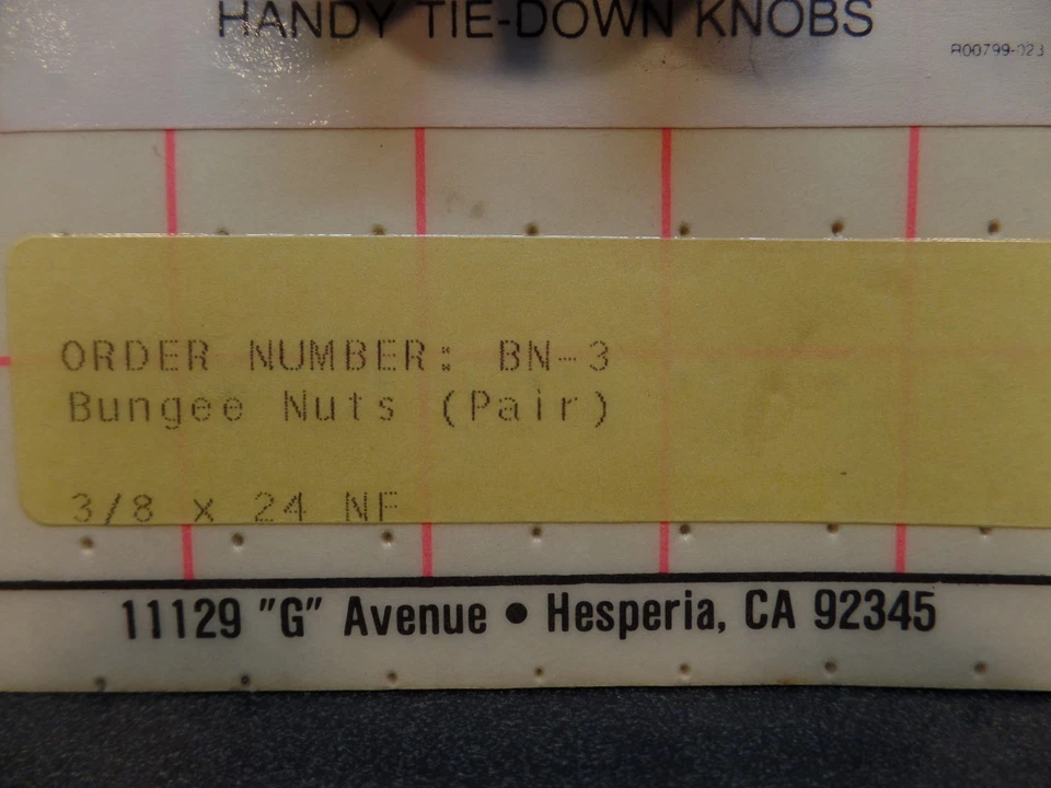 JUEGO DE 2 TUERCAS ELÁSTICAS SUSPENSIÓN PROGRESIVA HARLEY DAVIDSON NOS DE COLECCIÓN BN-3 Foto 4 de 4