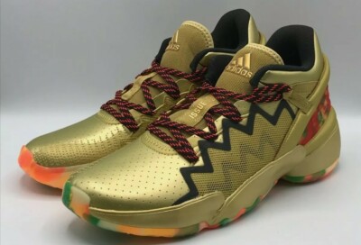 NEW PE Adidas Issue Gummy Bears Donovan Mitchell Gold Size  FW8963