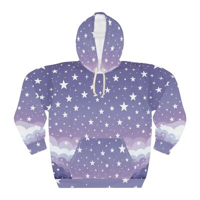 Cosmic Starry Sky Unisex Pullover Hoodie, Cozy Hoodie, Celestial