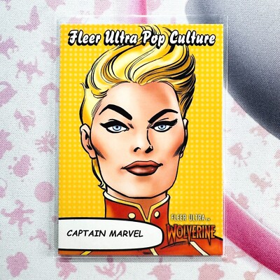 Captain Marvel PC1-4 - Pop Culture - Fleer ultra wolverine