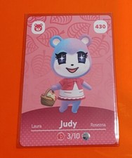 Judy Amiibo Card 430 Animal Crossing New Horizons Never Scanned Mint 