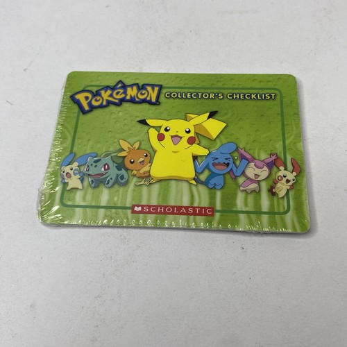 Pokémon Nintendo 2007 Sammler Checkliste Scholastic Figcards Fig Karten Neu