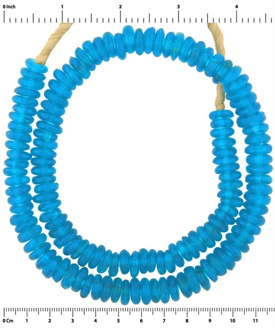 African beads recycled glass Krobo annular disks spacers Ghana handmade jewelry African beads recycled glass Krobo annular disks spacers Ghana handmade jewelry