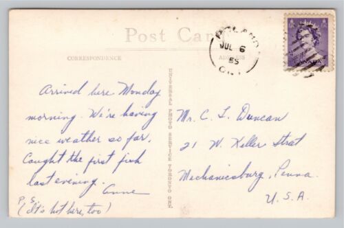 RPPC Mississippi River Lanark Ontario Canada Vintage c1955 Photo Postcard - Picture 2 of 4