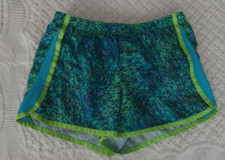 C9 Champion L 10 12 Girl Shorts VGUC elastic waist spring summer fall green blue