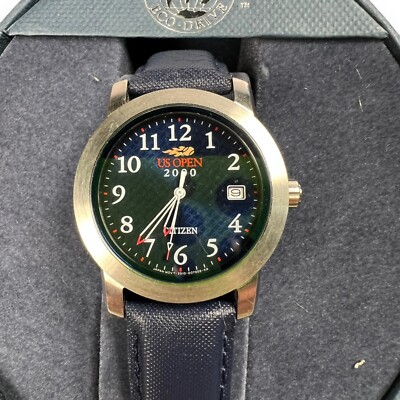 Citizen Limited Edition US Open 2000 Navy Genuine Leather Band Watch‎ s-l1200.jpg main image 4