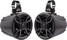 NOAM N5 Marine 5.25" UTV Boat Speakers Pair Passive Radiator  Mount Clamps