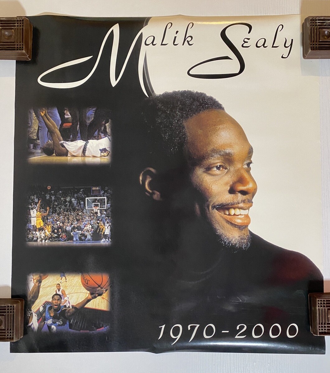 Malik Sealy Rememberance Poster 2000 NBA Minnesota Timberwolves