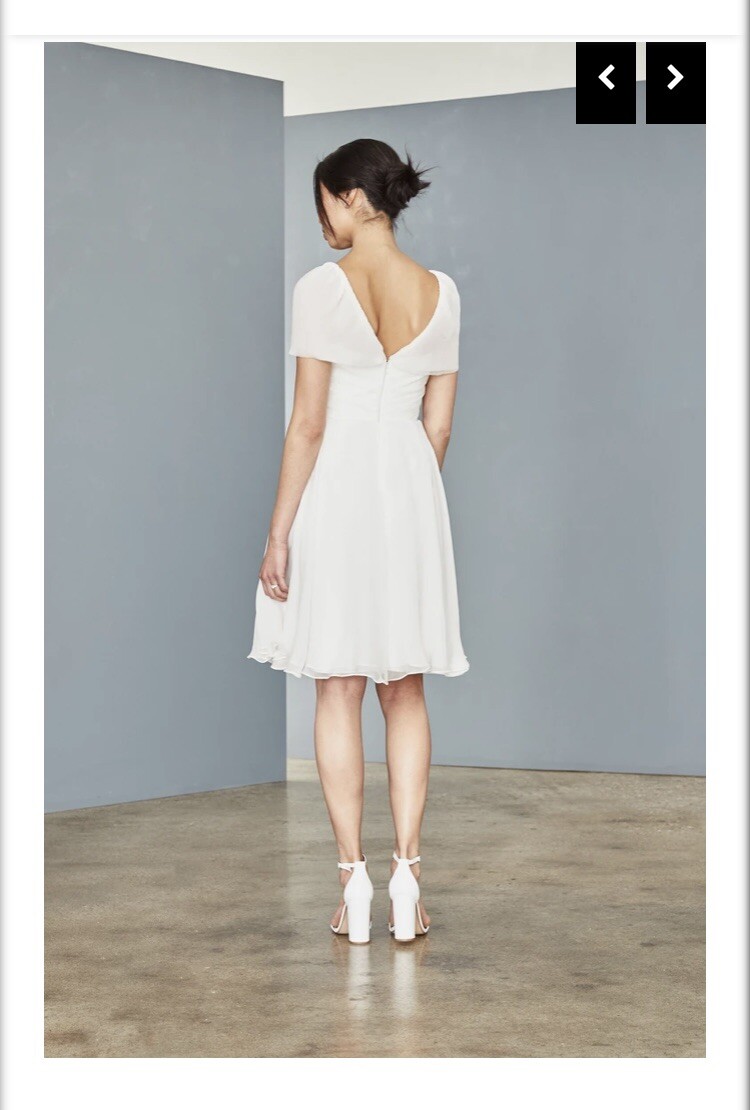 amsale little white dress | eBay amsale little white dress | eBay