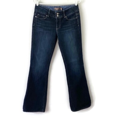 Paige Womens Jeans Hidden Hills 28 Blue Bootcut Dark Wash Stretch