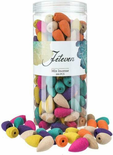 200x RÄUCHERKEGEL SET RÄUCHERKERZEN MIX Aroma Rückfluss Räucherstäbchen Kegel