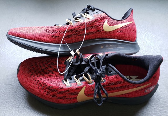 Mens NIke Air Zoom Pegasus 36 NFL San Francisco 49ers Sneaker CI1924-600 Size 12 | eBay