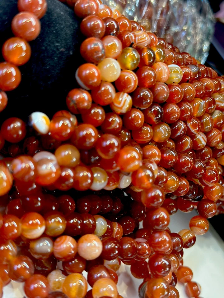 ¡Pulsera de cornalina! Venta al por mayor 30 piezas ¡Increíble regalo! Cristal real ☼ . Foto 2 de 4