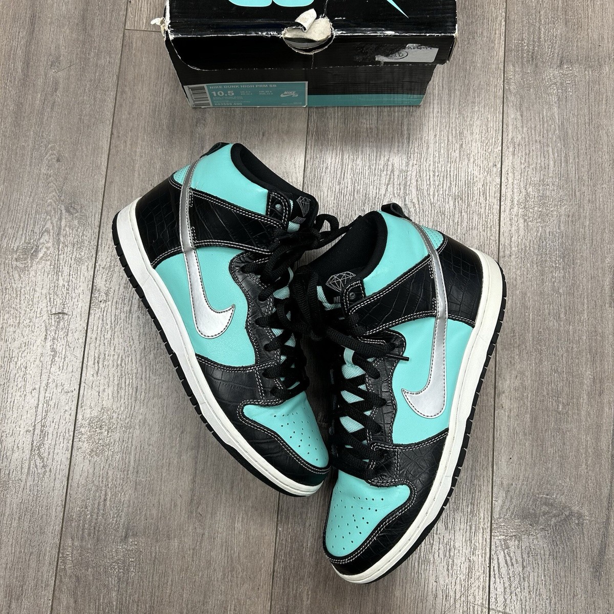 Nike SB Dunk High Premium x Diamond Supply Co. Tiffany 2014 Nike SB Dunk High Premium x Diamond Supply Co. Tiffany 2014