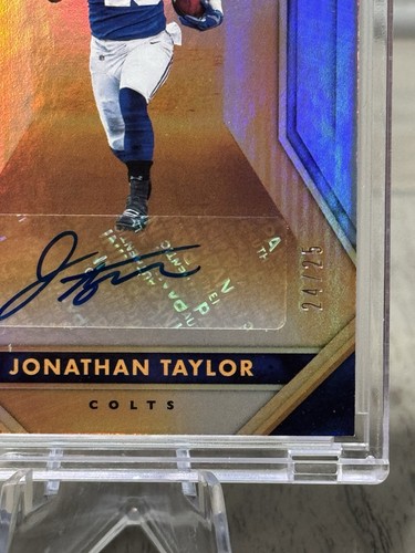 /25 2020 Panini Gold Standard Rookie Debuts Jonathan Taylor Auto Signatures - Bild 3 von 10