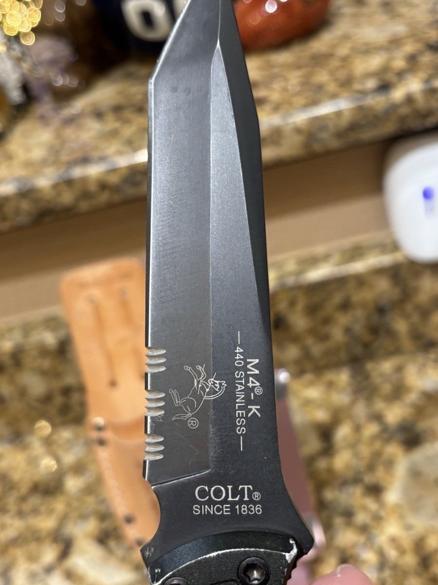 Colt Fred Carter Design CRYOEDGE M4-K Tactical Fighting Knife MSRP 