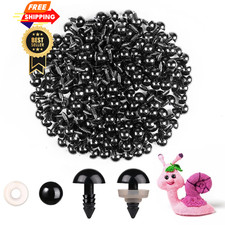 MUCUNNIA 400pcs 10mm Safety Eyes for Amigurumi with Washers 10mm,