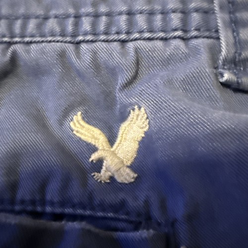 American Eagle Shorts Men’s Size 28 Longer Length Faded Blue - Picture 7 of 9