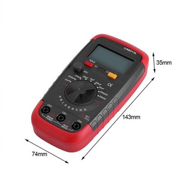 Kapazitätstester Elektrisches Multimeter Digital LCR Messgerät LCD Display