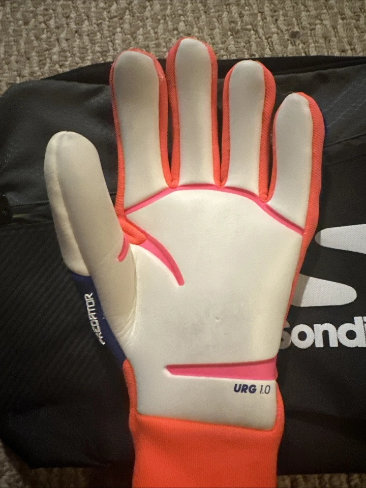 Adidas Predator GL Pro Fingersave PROMO Goalkeeper Gloves Sz 10.5 FREE GLOVE BAG - Image 3 of 4