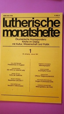 153967 LUTHERISCHE MONATSHEFTE