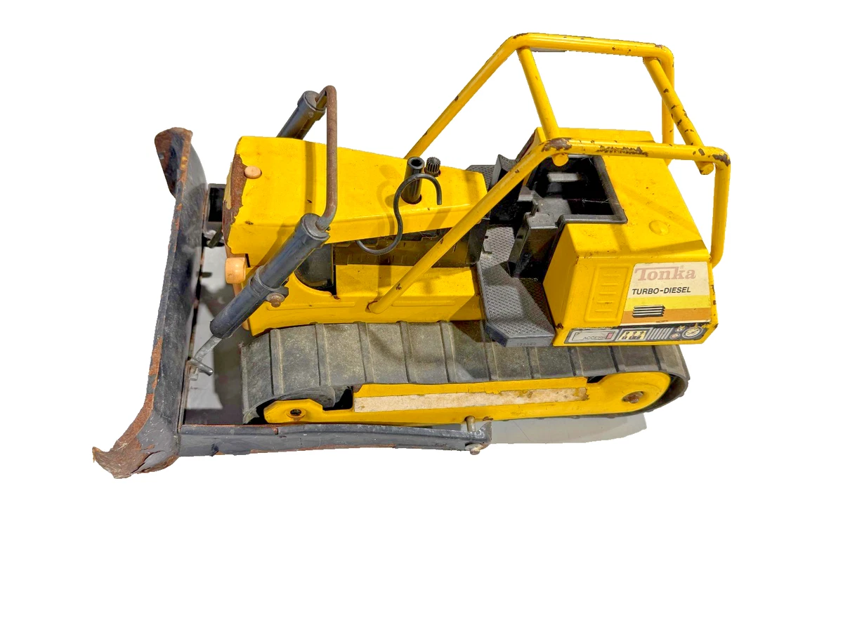 Tonka ショベルカー 黄色 Tonka Yellow Dozer Vintage Manufacture Diecast Construction