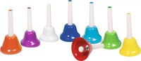 Glocken I H= 13 Cm, 8Fach Sortiert, Kunststoff, Metall, 8Er Set 61951 Deutsch