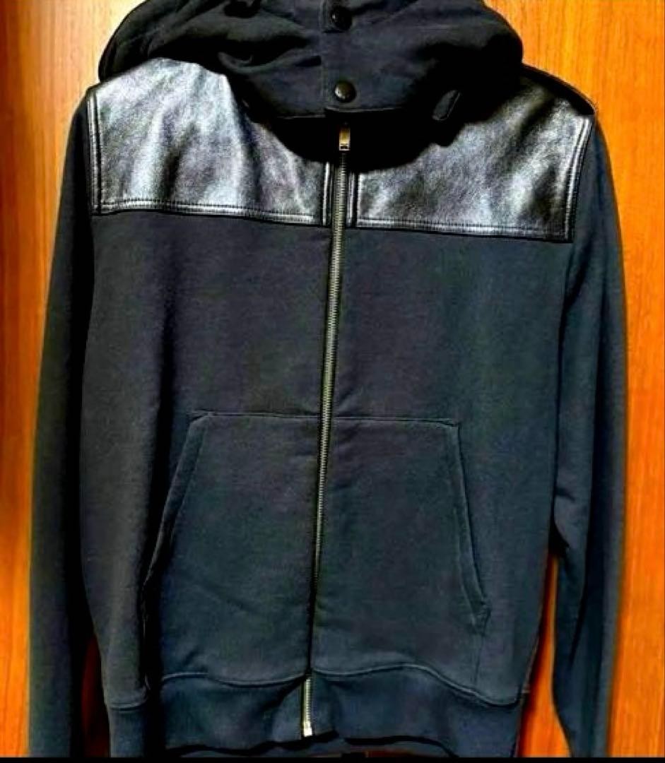 [New and unused 150,000 yen] SAINT LAURENT PARIS lamb skin combination parka