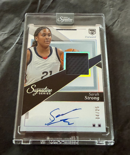 2026 Sarah Strong Panini Signature Series Basketball NIL Patch Auto Sealed /25