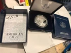 2003-W Proof American Silver Eagle Dollar US Mint $1 with Capsule