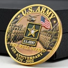 US Army 250th Anniversary Challenge Coin Collectible Medal This We'll Defend