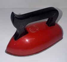 Vintage "Playtime Toys" Childs Red Metal & Plastic Toy Iron